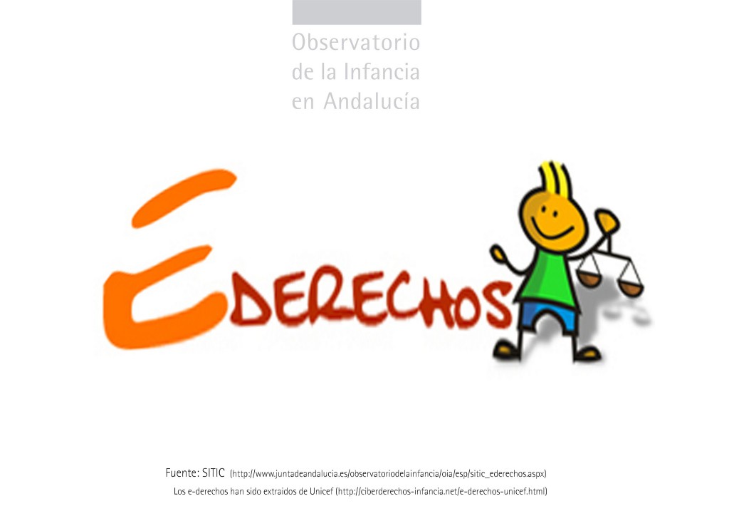 Campaña E-derechos del Observatorio de la Infancia en Andalucía 