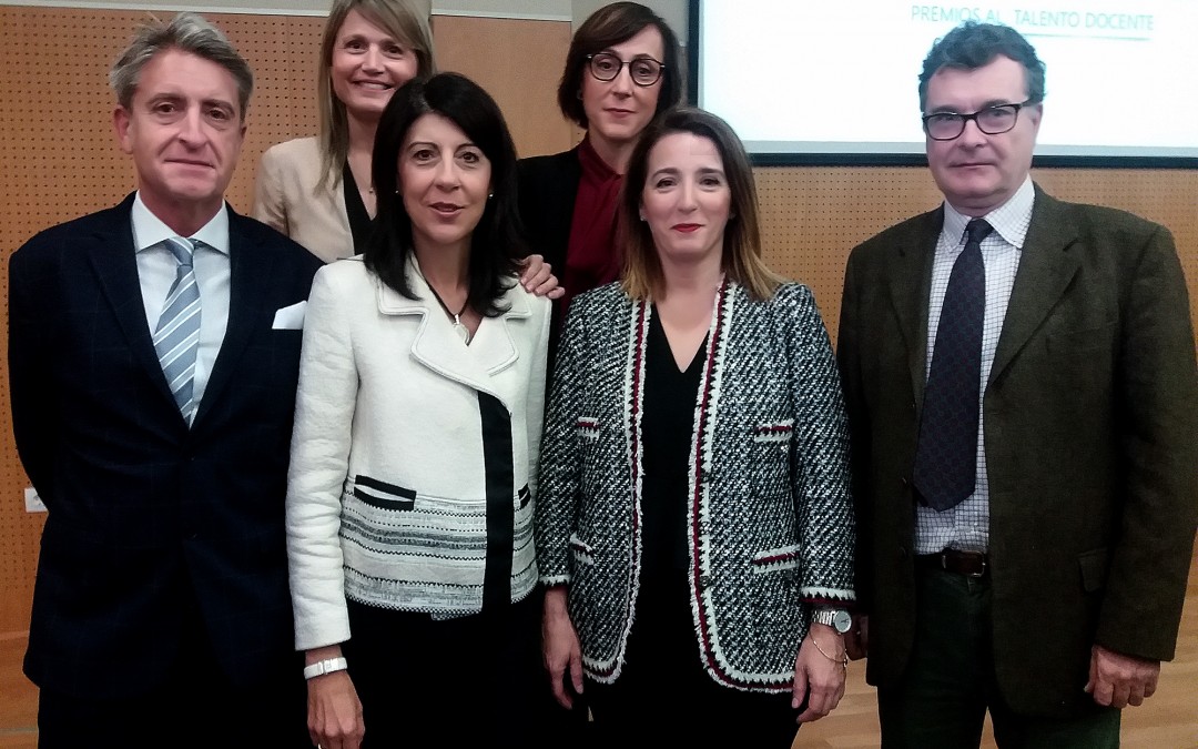 Nuestra directora y cinco profesores del Máster galardonados con el premio al talento docente