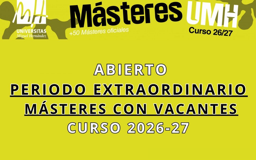 Últimas plazas en el Máster Universitario en Abogacía y Procura: abierto el periodo extraordinario de preinscripción